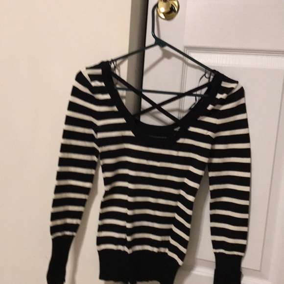 Guess stripe blouse Sz XS - Picture 2 of 9